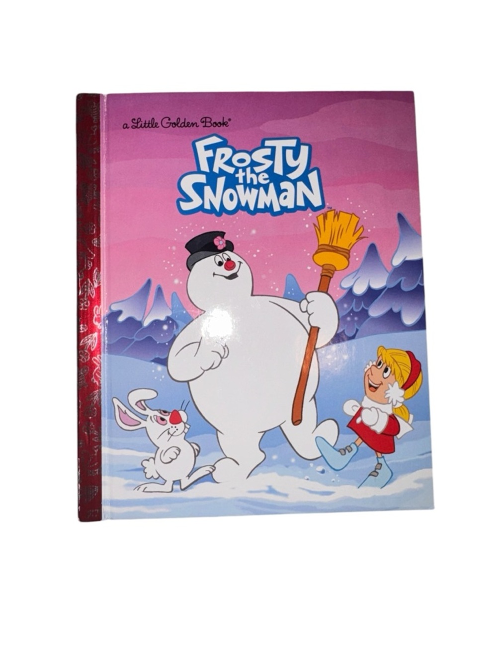 Frosty the Snowman Little Golden Book - Pink Cover